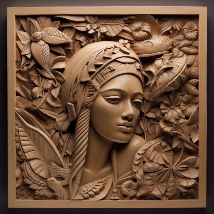 نموذج ثلاثي الأبعاد لآلة CNC 3D Art 